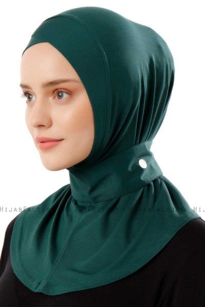 Ceren - Hijab Pratique Viscose Vert Foncé