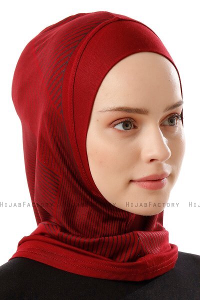 Wind Plain - Hijab Al Amira One-Piece Bordeaux