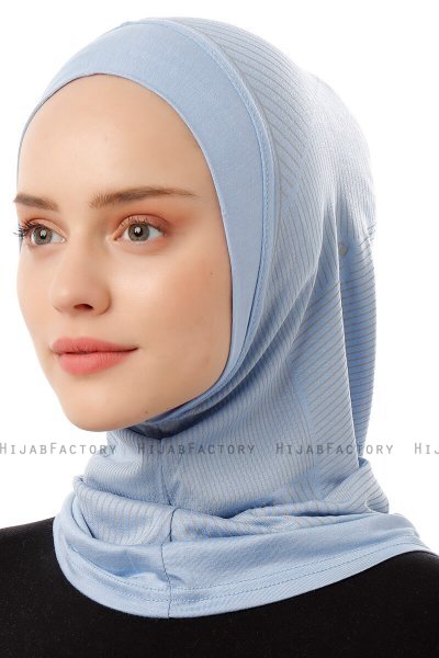 Wind Plain - Hijab Al Amira One-Piece Bleu Clair