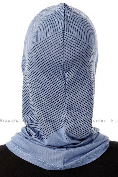 Wind Plain - Hijab Al Amira One-Piece Indigo