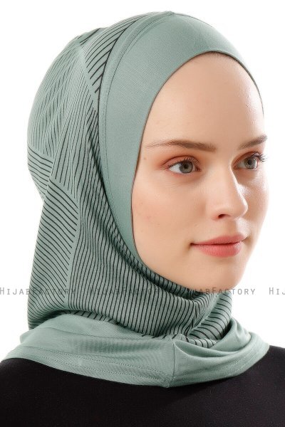 Wind Plain - Hijab Al Amira One-Piece Vert