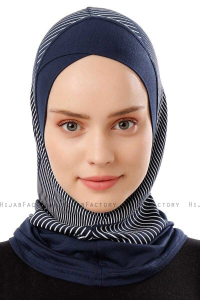 Wind Cross - Hijab Al Amira One-Piece Bleu Marin