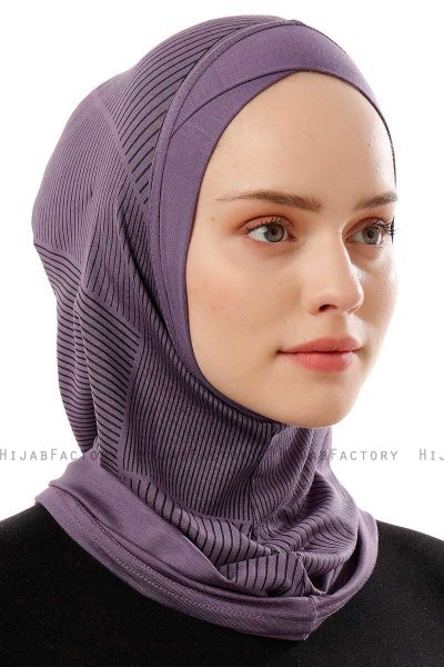 Wind Cross - Hijab Al Amira One-Piece Violet