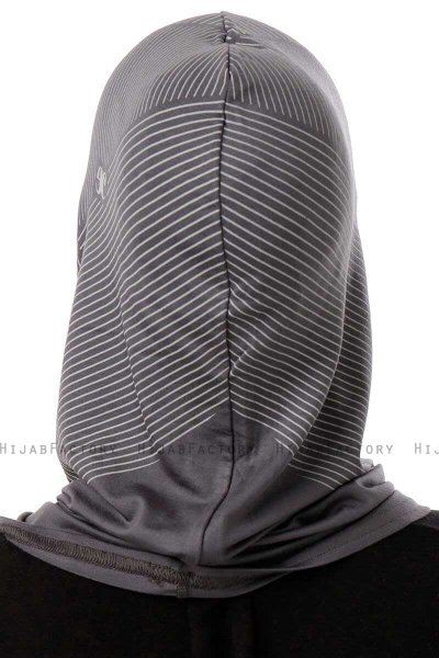 Wind Cross - Hijab Al Amira One-Piece Gris Foncé