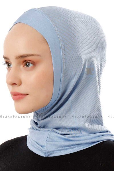 Wind Cross - Hijab Al Amira One-Piece Bleu Clair