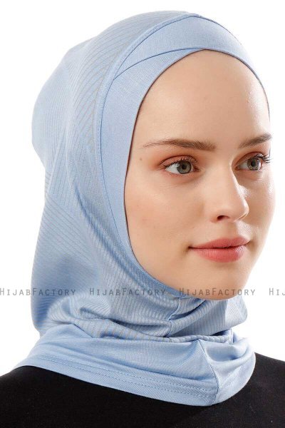 Wind Cross - Hijab Al Amira One-Piece Bleu Clair