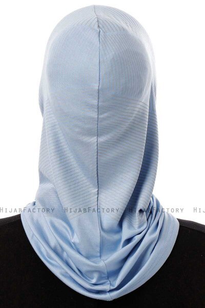Wind Cross - Hijab Al Amira One-Piece Bleu Clair