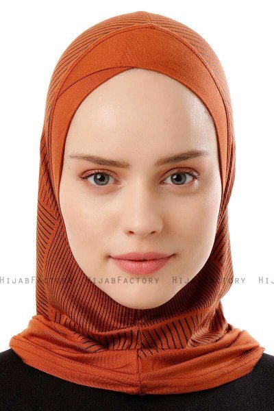 Wind Cross - Hijab Al Amira One-Piece Rouge Brique