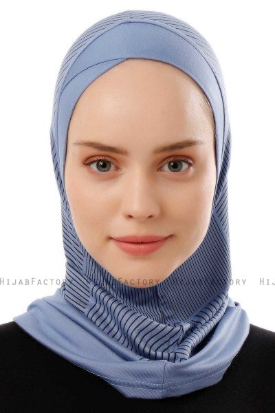 Wind Cross - Hijab Al Amira One-Piece Indigo