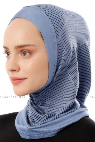 Wind Cross - Hijab Al Amira One-Piece Indigo