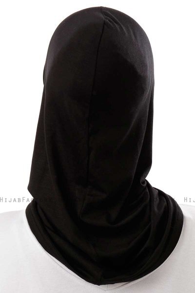 Logo Plain - Hijab Al Amira One-Piece Noir & Gold