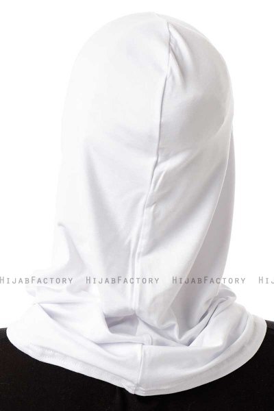 Logo Plain - Hijab Al Amira One-Piece Blanc
