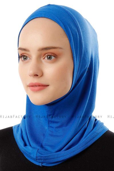 Logo Plain - Hijab Al Amira One-Piece Bleu