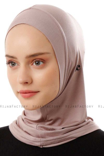 Logo Plain - Hijab Al Amira One-Piece Gris Pierre