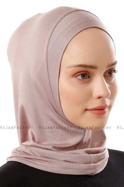 Logo Plain - Hijab Al Amira One-Piece Gris Pierre