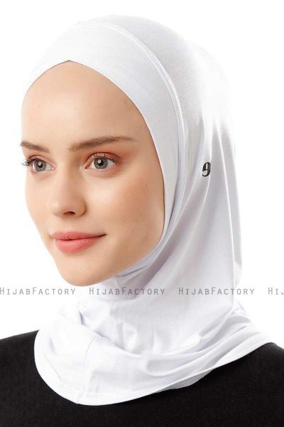 Logo Cross - Hijab Al Amira One-Piece Blanc