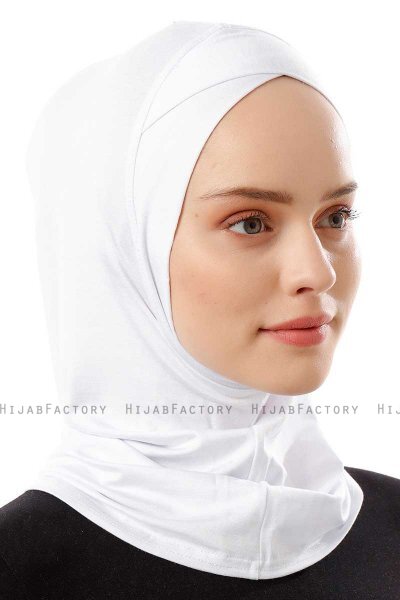 Logo Cross - Hijab Al Amira One-Piece Blanc