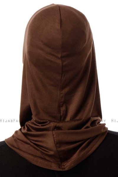 Logo Cross - Hijab Al Amira One-Piece Marron