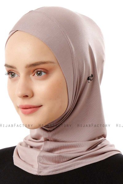 Logo Cross - Hijab Al Amira One-Piece Gris Pierre