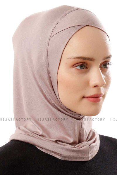Logo Cross - Hijab Al Amira One-Piece Gris Pierre