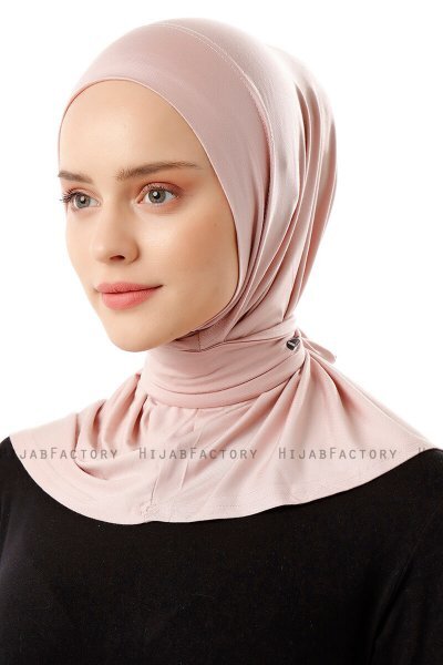 Sportif Plain - Hijab Pratique Viscose Vieux Rose