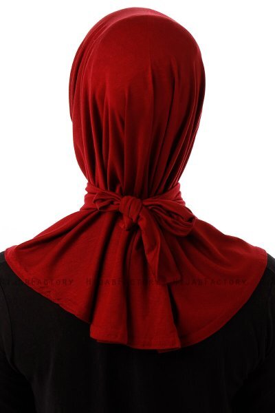 Sportif Cross - Hijab Pratique Viscose Bordeaux
