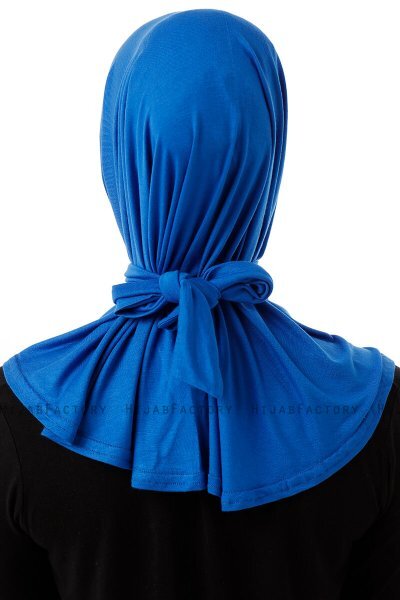 Sportif Cross - Hijab Pratique Viscose Bleu