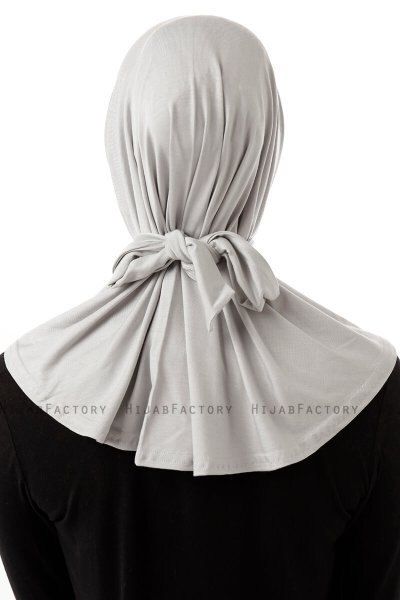 Sportif Cross - Hijab Pratique Viscose Gris Clair