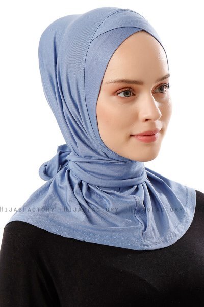 Sportif Cross - Hijab Pratique Viscose Indigo
