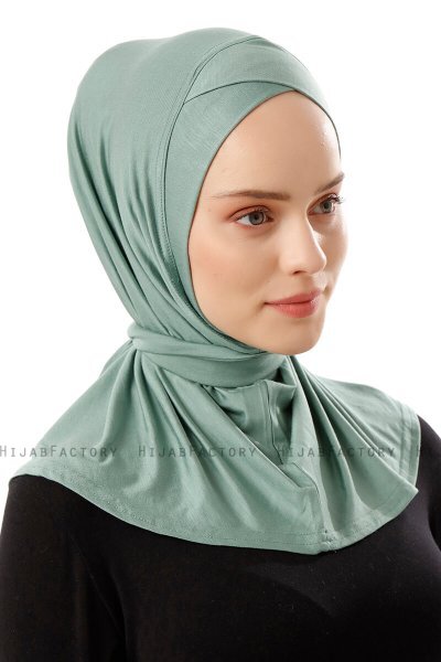 Sportif Cross - Hijab Pratique Viscose Vert