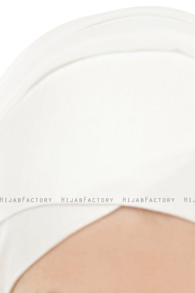 Alara Cross - Hijab Chiffon One Piece Crème