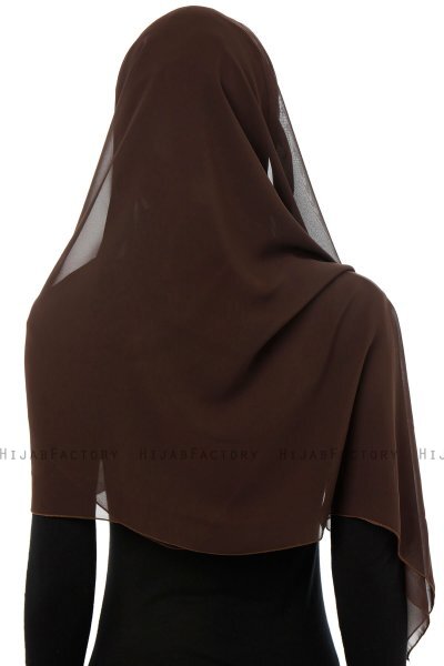 Alara Cross - Hijab Chiffon One Piece Marron