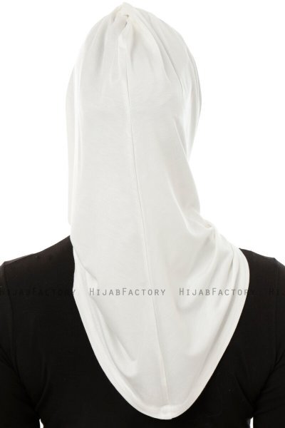 Isra Plain - Hijab One-Piece Viscose Crème