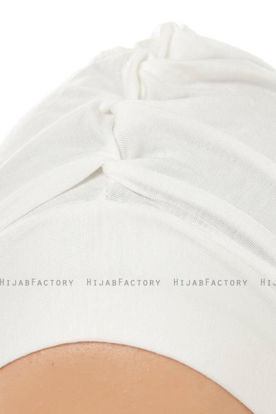 Isra Plain - Hijab One-Piece Viscose Crème