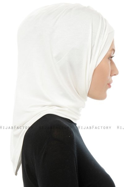 Isra Cross - Hijab One-Piece Viscose Crème