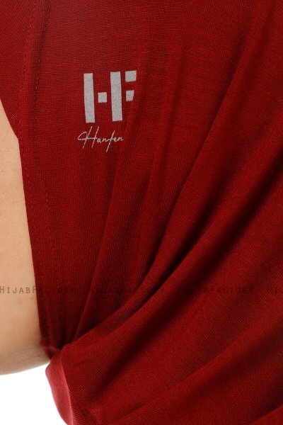 Hanfendy Plain Logo - Hijab One-Piece Bordeaux