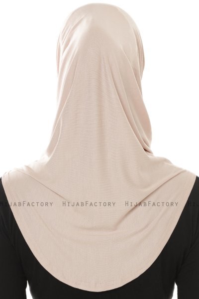 Hanfendy Plain Logo - Hijab One-Piece Vieux Rose
