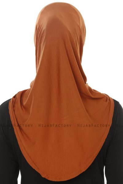 Hanfendy Plain Logo - Hijab One-Piece Rouge Brique