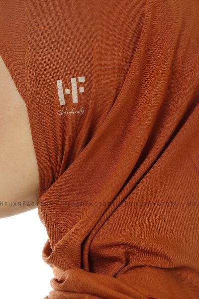 Hanfendy Plain Logo - Hijab One-Piece Rouge Brique