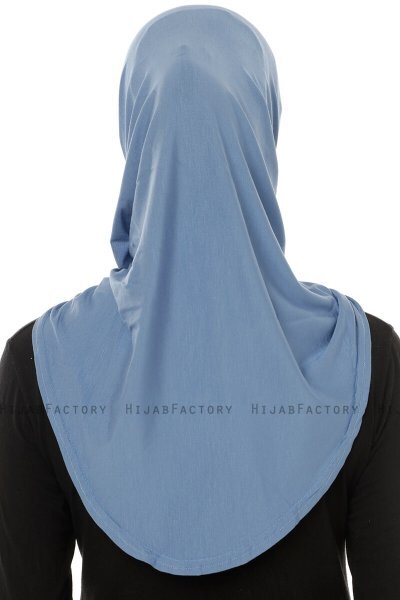 Hanfendy Plain Logo - Hijab One-Piece Indigo
