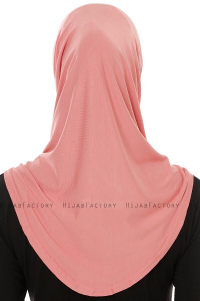Hanfendy Plain Logo - Hijab One-Piece Rose Foncé