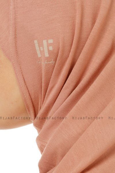 Hanfendy Plain Logo - Hijab One-Piece Peanut