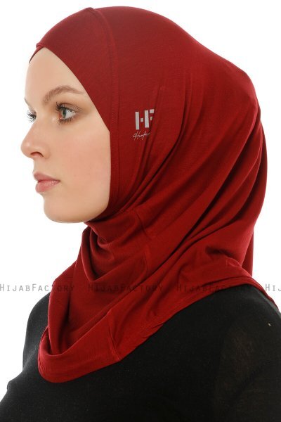 Hanfendy Cross Logo - Hijab One-Piece Bordeaux