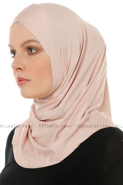 Hanfendy Cross Logo - Hijab One-Piece Vieux Rose