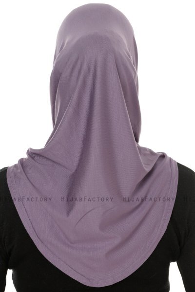 Hanfendy Cross Logo - Hijab One-Piece Violet Foncé
