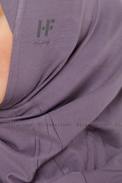 Hanfendy Cross Logo - Hijab One-Piece Violet Foncé