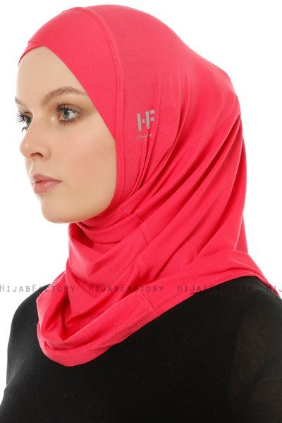 Hanfendy Cross Logo - Hijab One-Piece Fuchsia