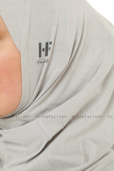 Hanfendy Cross Logo - Hijab One-Piece Gris Clair
