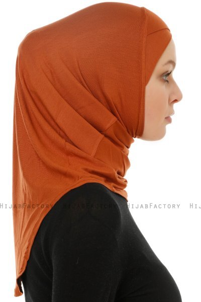 Hanfendy Cross Logo - Hijab One-Piece Rouge Brique