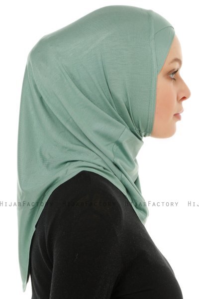 Hanfendy Cross Logo - Hijab One-Piece Vert